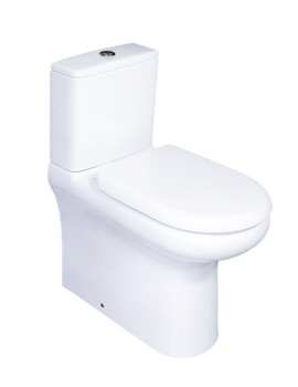 RAK Compact Deluxe High Close Coupled WC With Toilet Seat 625mm