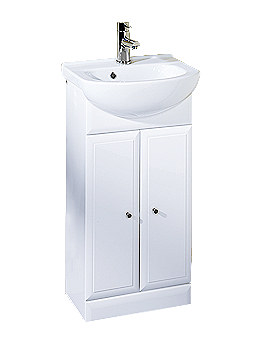 Roper Rhodes Valencia Slimline Base Unit 415mm And Basin | VB400W