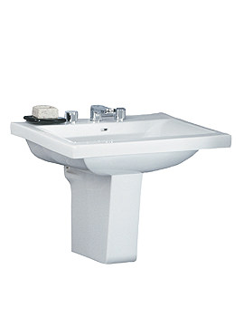 RAK Mistral Semi Pedestal Basin 650mm Wide