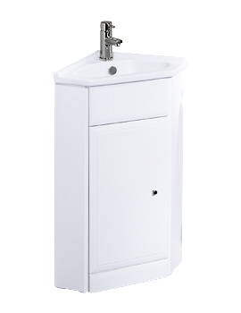Roper Rhodes Valencia Corner Base Unit And Basin 570mm | VBC600W