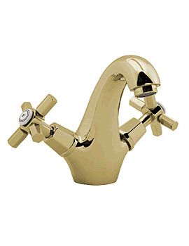 Deva Artesian Mono Basin Mixer Tap Gold  | ASN113-501