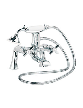 Deva Artesian Pillar Mounted Bath Shower Mixer Tap Chrome | ASN03