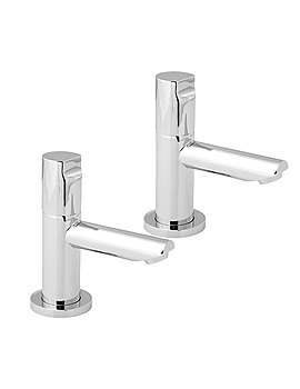 Deva Ikon Basin Taps With 4 Liter Per Minute Regulator | IKO101-FR101-4