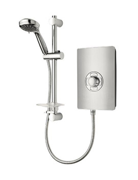 Triton Aspirante Brushed Steel Electric Shower 8.5 kw