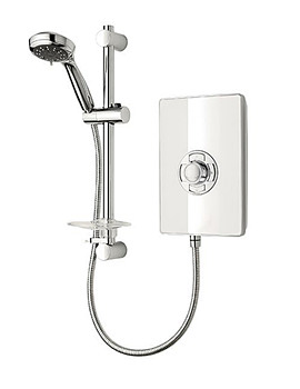 Triton Aspirante White Gloss Electric Shower 9.5 KW