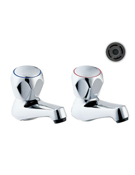 Deva Profile Basin Taps With 2 L/Min Regulator | DCM101/FR101-2