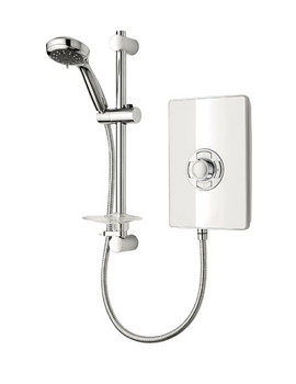 Triton Aspirante White Gloss Electric Shower 8.5 KW