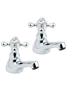 Deva Tudor Basin Taps Chorme | TUD01