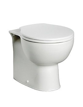 Ideal Standard Space Close Coupled Or Back-To-Wall WC Pan 630mm - E7172
