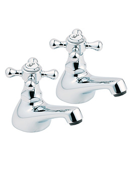 Deva Tudor Bath Taps Chrome | TUD02