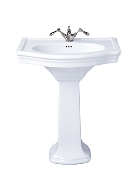 Image of Imperial Firenze Large Basin 705mm With Full Pedestal - FI1LB11030