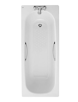 Twyford Celtic Rectangular Steel Bath 1700 x 700mm | BS1502WH