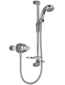 Mira Combiforce 415 EV Exposed Valve Mixer Shower White And Chrome