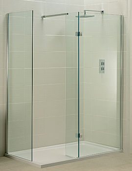 Phoenix Techno View Walk-In Corner Shower Side And Return Panel Type-3