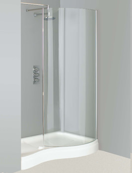 Phoenix Curved Walk-In Corner Recess Shower Enclosure | RH SE041