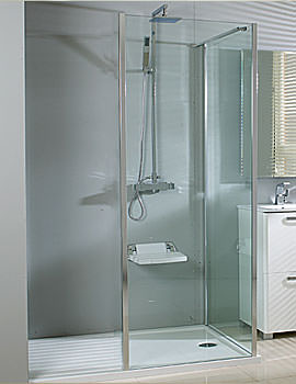 Phoenix Techno View Walk-In Corner Shower Front And Side Panel Type-4
