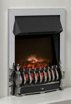 Celsi Ultiflame Traditional Electric Fire Silver | CUEC3LME
