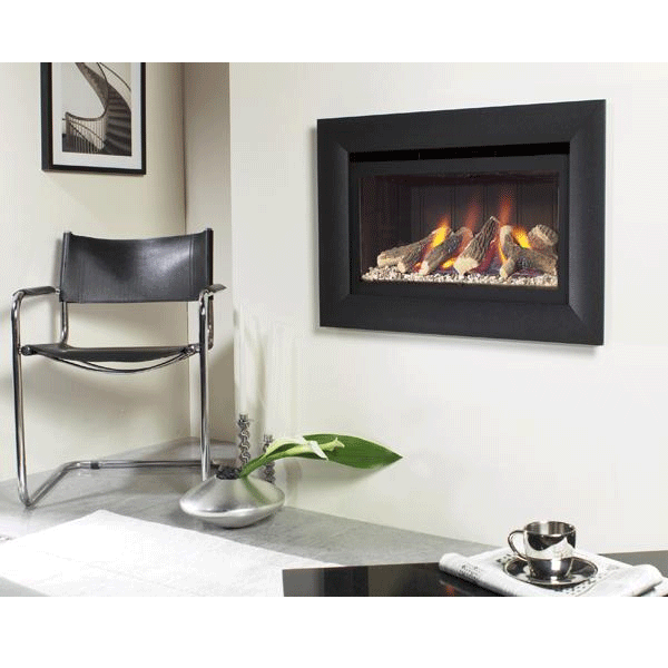 Flavel Jazz Balanced Flue Gas Fire No Chimney Black FJBL02RN