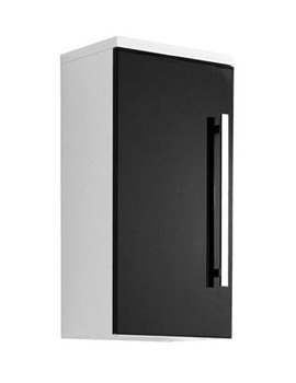 Ultra Design Wall Mounted Cupboard Black 350mm | CAB028