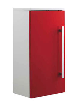 Ultra Design Wall Mounted Cupboard Red 350mm | CAB030