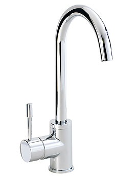 Phoenix Round Single Lever Kitchen Sink Tap With Swivel Spout | KT004