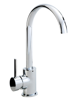 Phoenix Oval Single Lever Kitchen Sink Tap With Swivel Spout | KT007