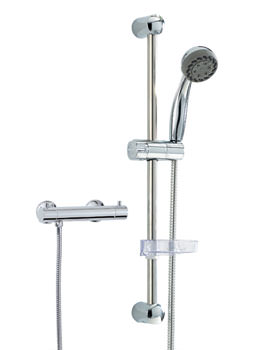 Phoenix Luxury Thermostatic Shower Valve With Slide Rail Kit 7 VP037