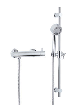 Phoenix Luxury Thermostatic Shower Valve With Slide Rail Kit 1 VP012