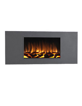 Marino XL Remote Control Wall Mounted Electric Fire Grey | CWRL20RE