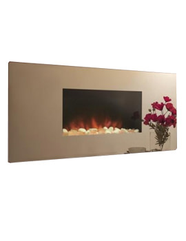 Celsi Accent Mirror Effect Wall Mounted Electric Fire | CHWEMFRE