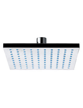 Phoenix Design Square Shower Head 170x170mm With Swivel Elbow SH002