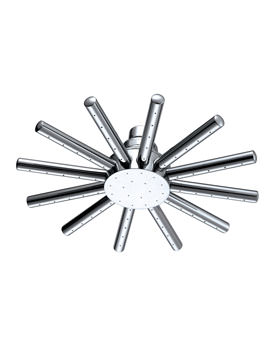 Phoenix Star Shower Head 200mm With Swivel Elbow | SH004
