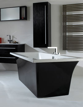Phoenix Assai Roll Top Bath With White Surround 1700 x 750 | ASS1775WH