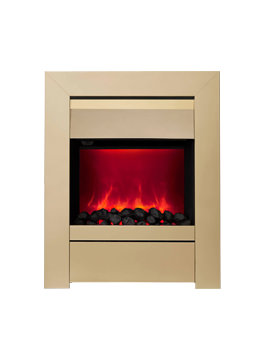 Be Modern Sensation Manual Control LED Inset Electric Fire Brass 59412