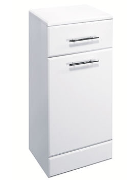 Ultra Gloss White Laundry Basket 300 x 300mm | VTY061
