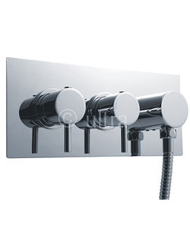 Ultra Quest Thermostatic Twin Shower Valve With Diverter And Outlet