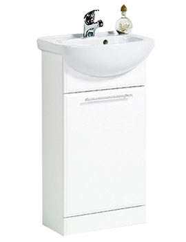 Phoenix Euro Vanity High Gloss White Furniture 450mm | EURO45W