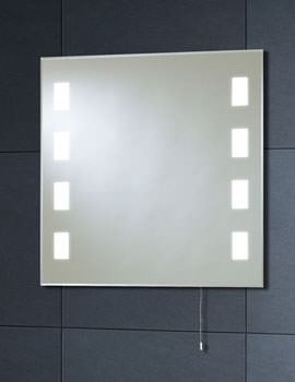 Phoenix Back Lit Mirror 600mm x 600mm With Pull Cord | MI007
