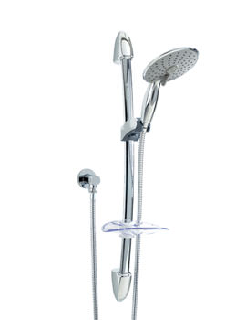 Phoenix Modern Slide Rail-Large Multi Function Handset-Soap Dish-Kit 5