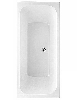 Adamsez Solar Double Ended Regular Contemporary Bath 1800 x 800mm | S8W