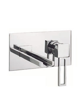 Crosswater Zest 2 Hole Set Wall Mounted Basin Tap |  ZT121WNC