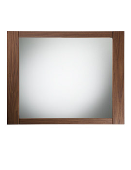 Roper Rhodes Karma Walnut Frame Mirror 600mm Wide | KRM7MAW