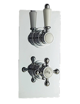 Hudson Reed Twin Concealed Thermostatic Shower Valve | A3099C