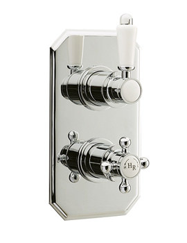 Traditional Twin Concealed Thermostatic Shower Valve | A3031C