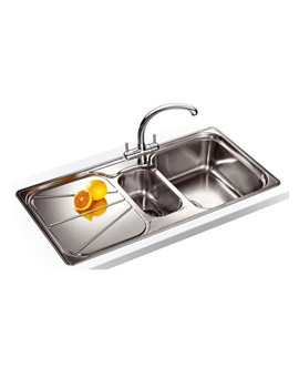 Franke Simplon Pro Pack SPX 651 Stainless Steel Kitchen Sink And Tap