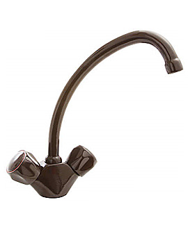 Deva Mocha Profile Contract Mono Sink Mixer Tap Mocha  | CMS191/002
