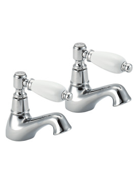 Deva Georgian Basin Taps Chrome | GE01