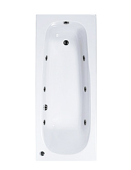 Aquaestil Mercury 6 Jet Whirlpool Bath 1500 x 700mm