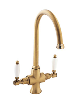 Deva Georgian Mono Sink Mixer Tap Bronze  | SM056-BZ