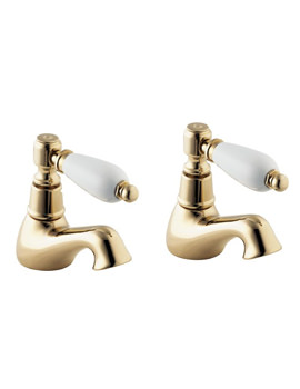 Deva Georgian Bath Taps Gold | GE02501